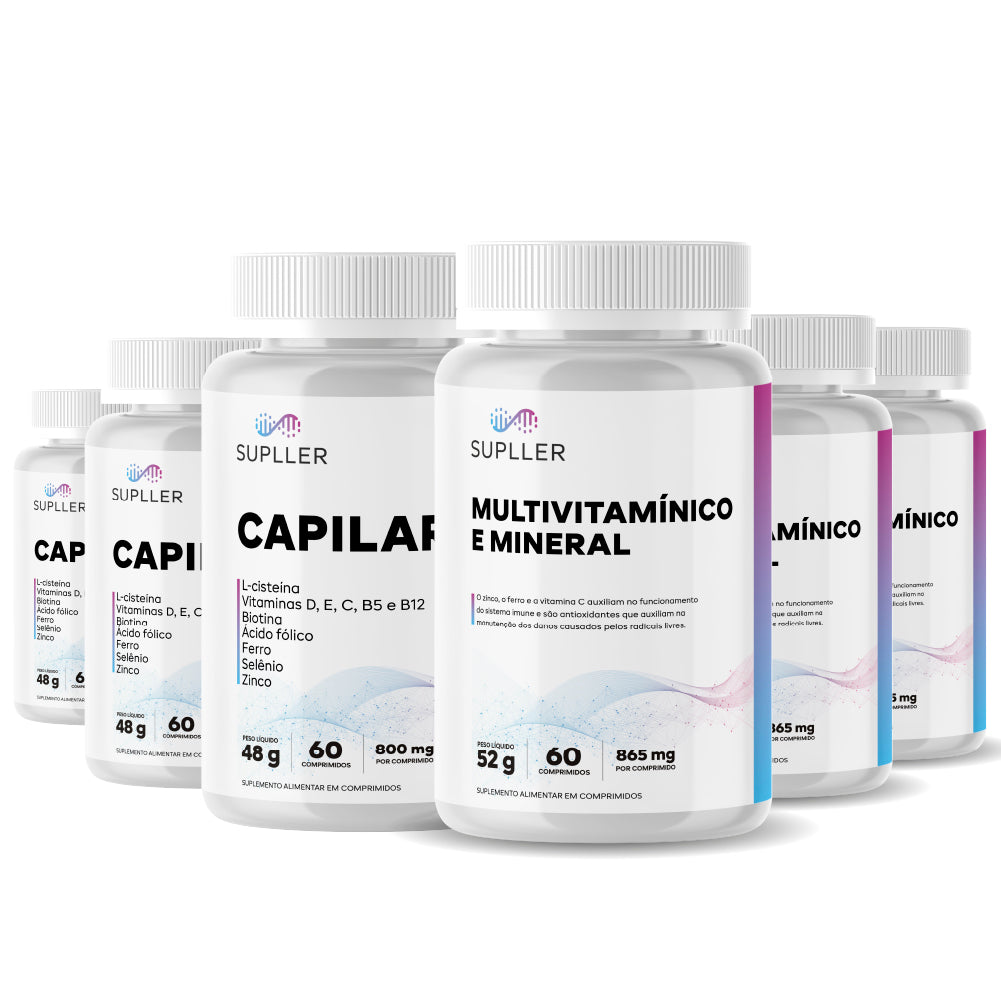 Combo Pós 03 | Multivitamínico + Capilaris