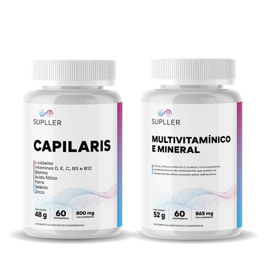 Combo Pós 01 | Multivitamínico + Capilaris